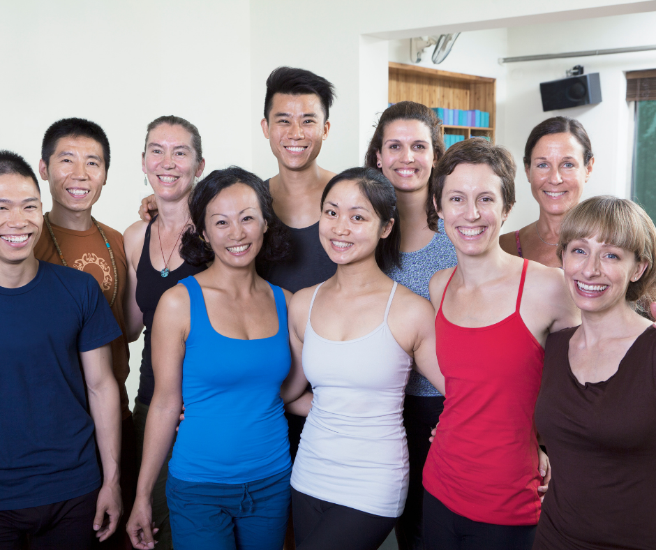 Yoga therapy students